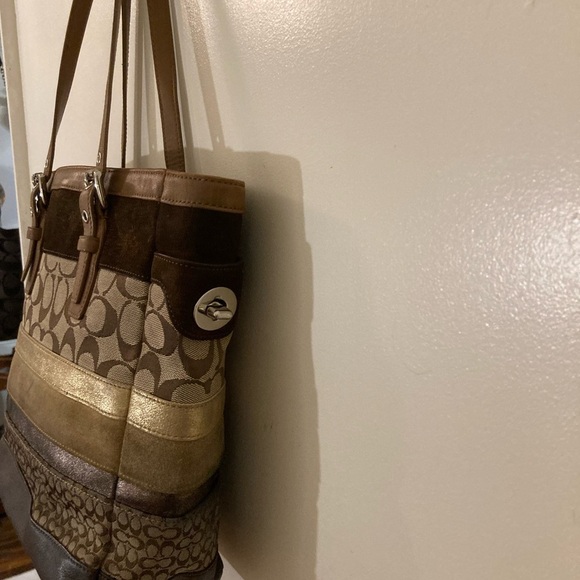 Coach Tote No. F11529 VINTAGE PATCHWORK EDITION shoulderbag and Wallet set - Picture 5 of 10